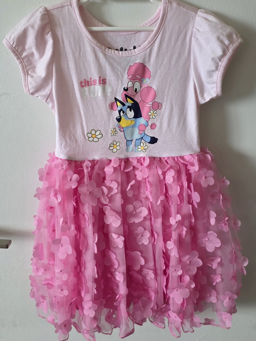 Bluey girls’ dress, size 5T